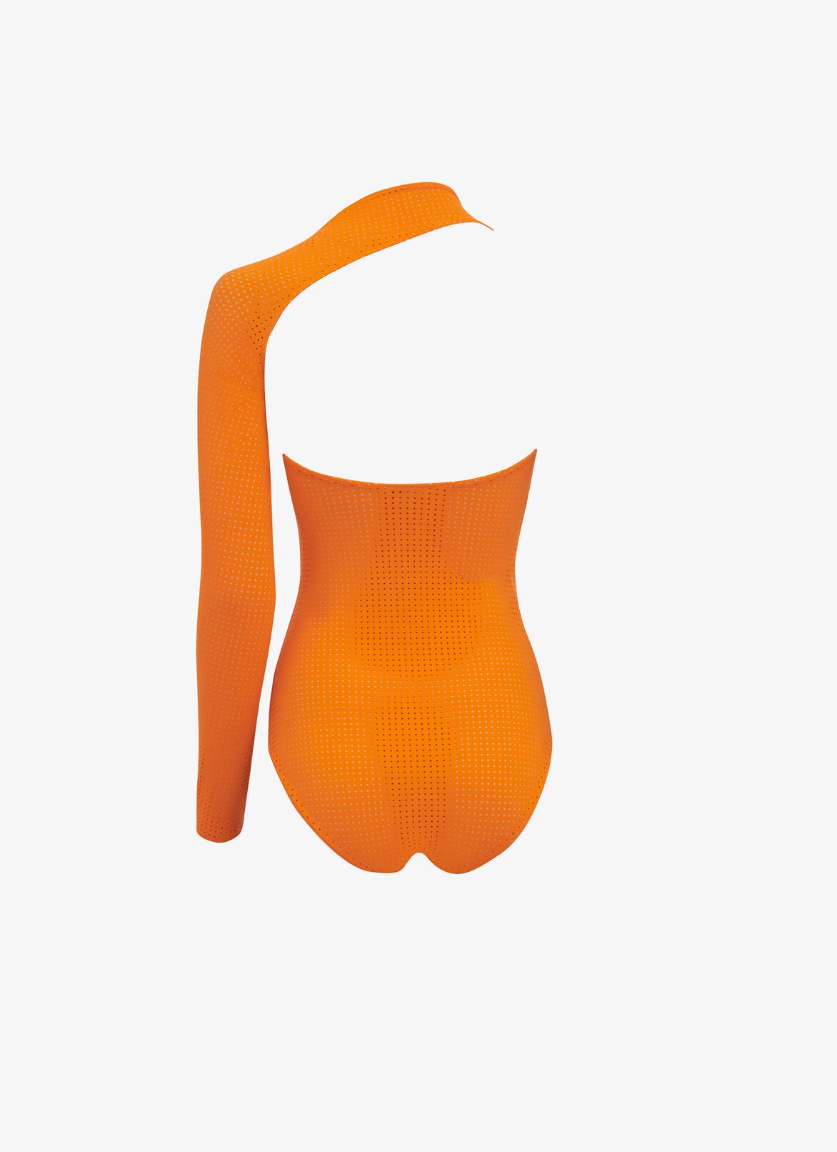 Laser cut swimsuit ALAÏA ORANGE LASER CUT SWIMSUIT